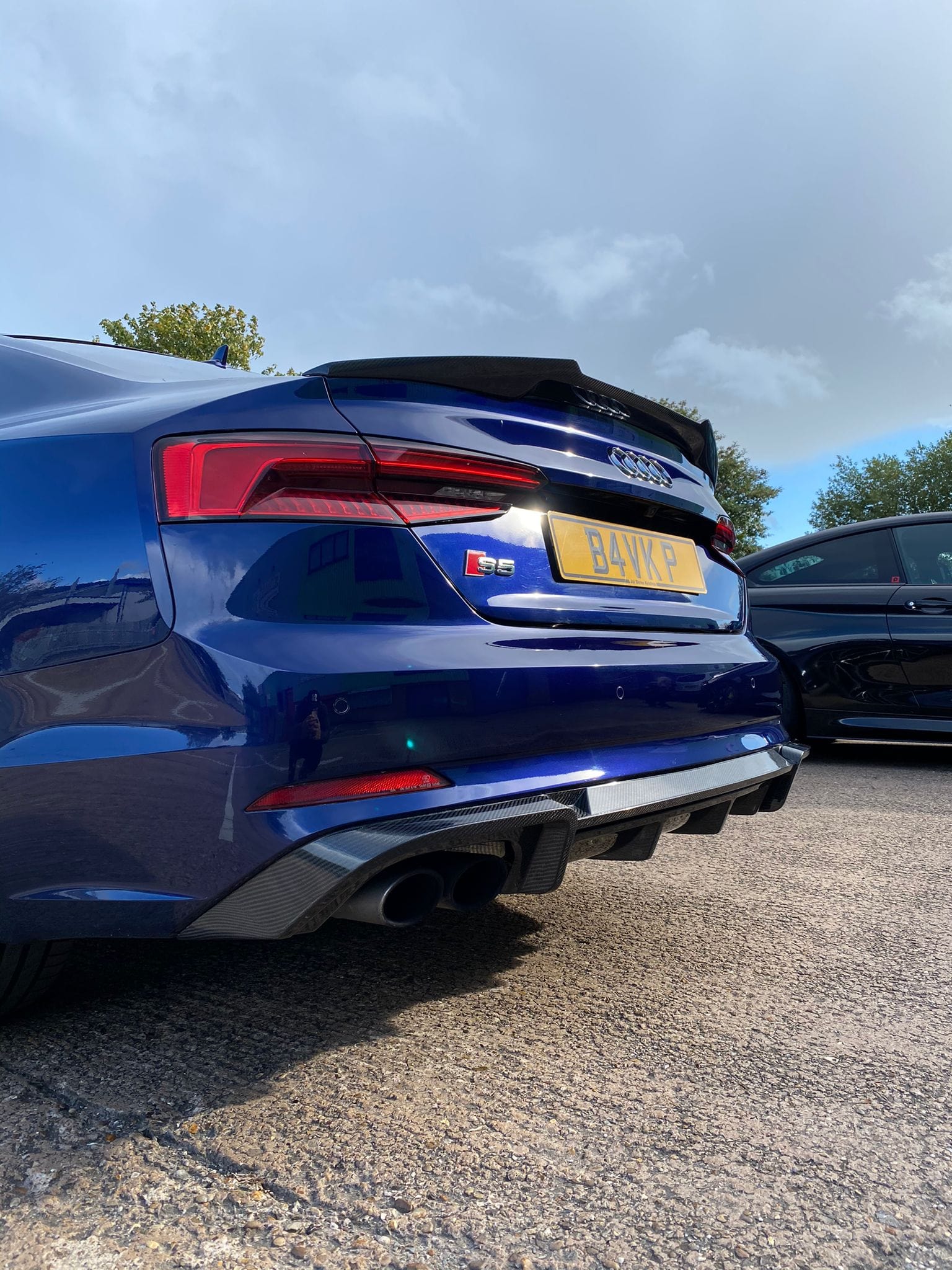 AUDI A5 S5 B9 2017-2021 CARBON FIBRE DIFFUSER