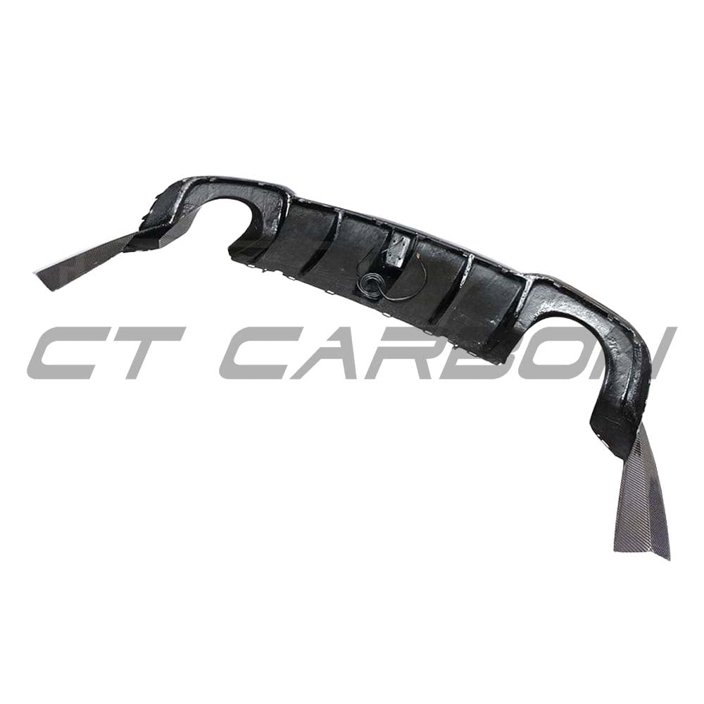 AUDI RS3 8V SALOON REAR CARBON DIFFUSER WITH DTM LIGHT