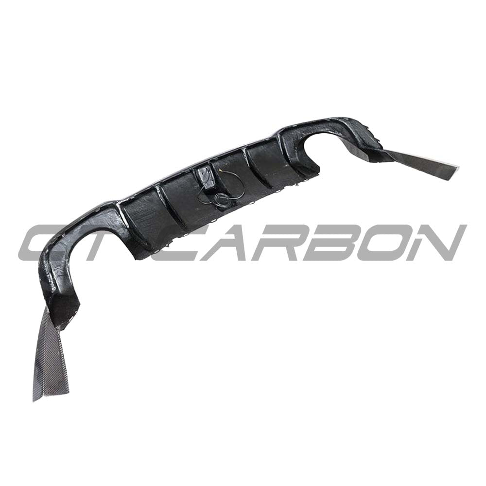 AUDI RS3 8V SALOON REAR CARBON DIFFUSER WITH DTM LIGHT