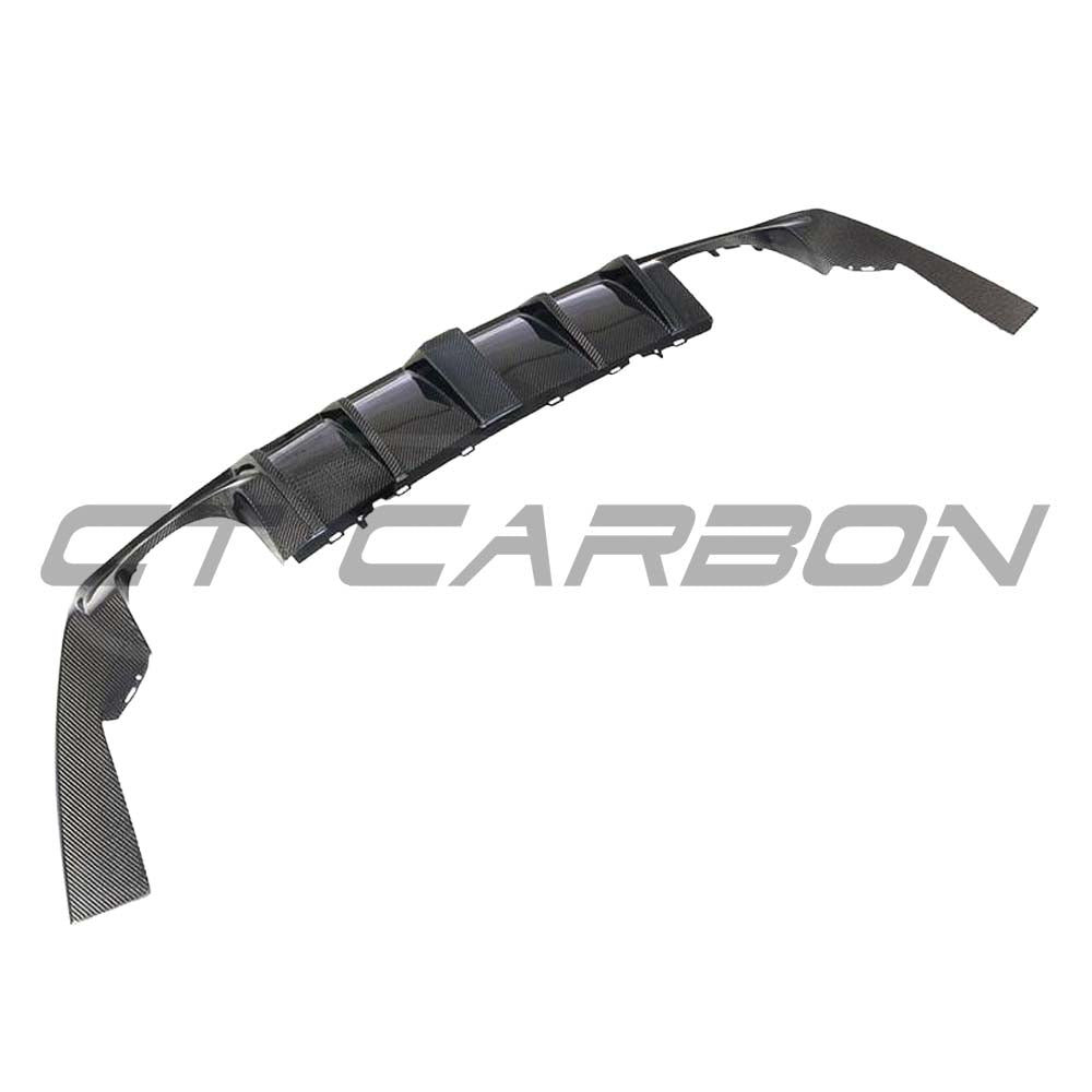 AUDI RS3 8V SALOON REAR CARBON DIFFUSER WITH DTM LIGHT