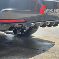 BMW F30/F31 3 SERIES 2011-2015 CARBON FIBRE DIFFUSER - TWIN EXHAUST - V1
