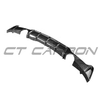 BMW F32, F33 & F36 4 SERIES 2013-2017 CARBON FIBRE DIFFUSER - DUAL EXHAUST - V1