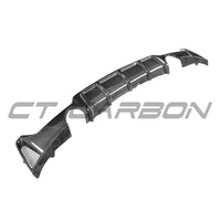 BMW F32, F33 & F36 4 SERIES 2013-2017 CARBON FIBRE DIFFUSER - DUAL EXHAUST - V1