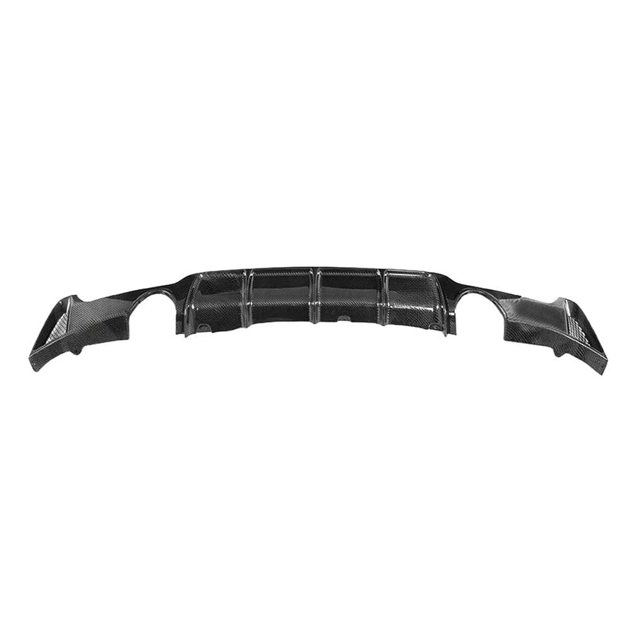 BMW F32, F33 & F36 4 SERIES 2013-2017 CARBON FIBRE DIFFUSER - DUAL EXHAUST - V1