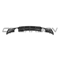 BMW F32, F33 & F36 4 SERIES 2013-2017 CARBON FIBRE DIFFUSER - DUAL EXHAUST - V1