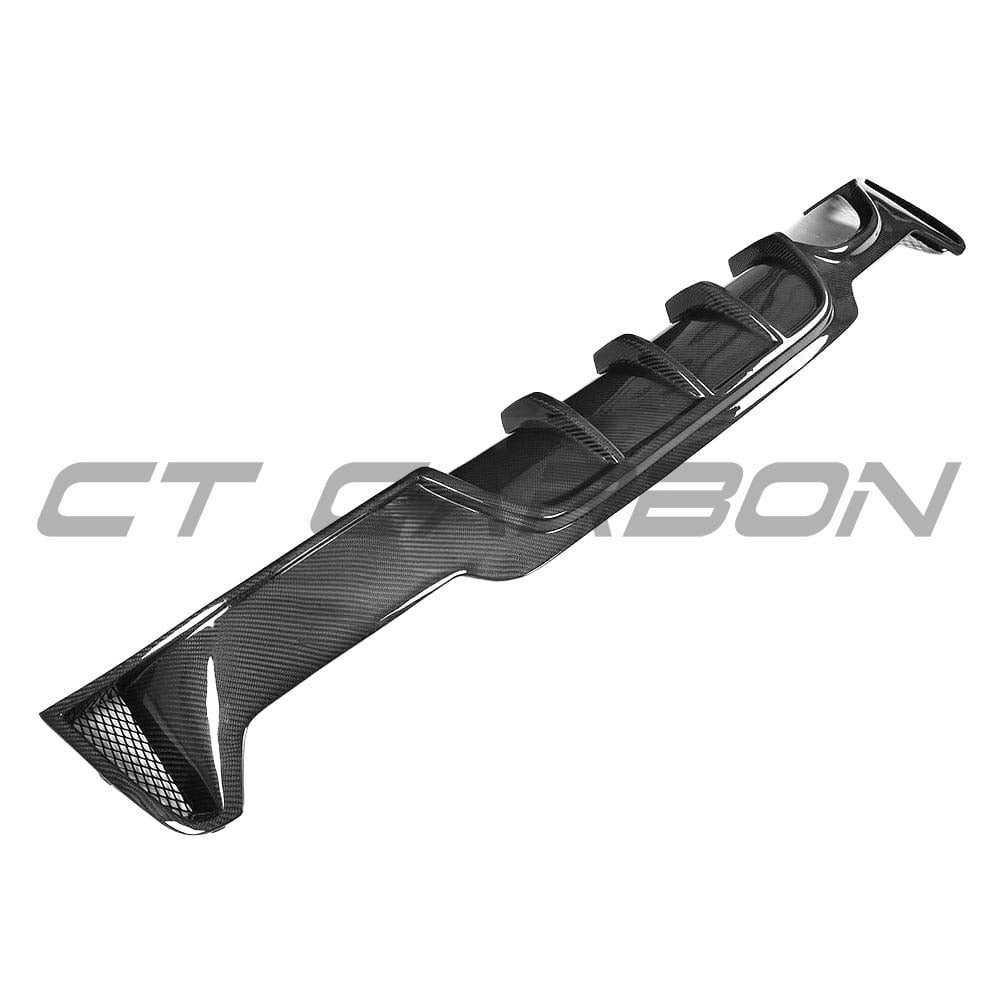 BMW F32, F33 & F36 4 SERIES CARBON FIBRE DIFFUSER - TWIN EXHAUST - V1