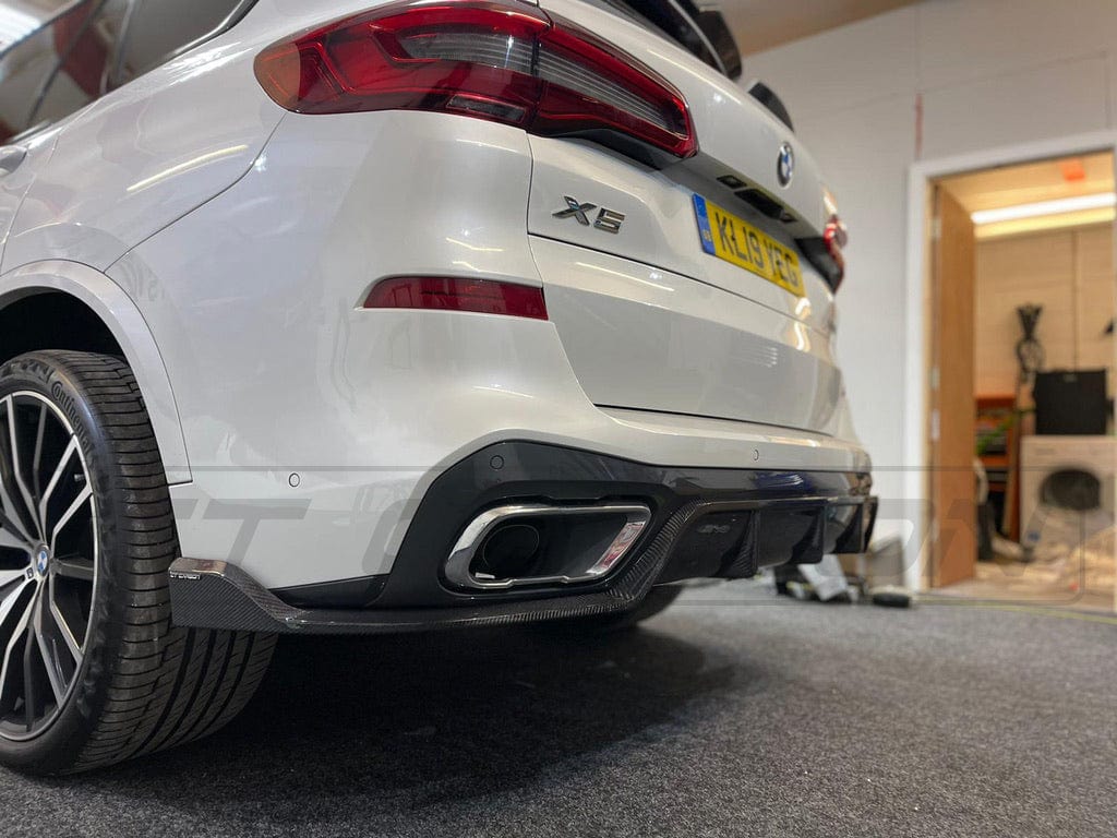 BMW X5 G05 2018-2023 PRE-LCI CARBON FIBRE DIFFUSER - CT DESIGN