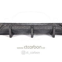 MERCEDES C63/C63S W205 COUPE FORGED CARBON FIBRE DIFFUSER - BIG FIN