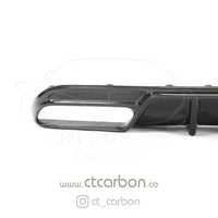 MERCEDES W205 C63 & C63S SALOON 4DR CARBON DIFFUSER - CT DESIGN