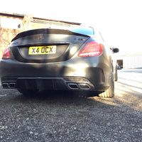MERCEDES W205 C63 & C63S SALOON 4DR CARBON DIFFUSER - CT DESIGN