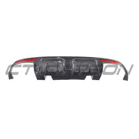 MERCEDES W205 C63 & C63S SALOON 4DR CARBON FIBRE DIFFUSER & EXHAUST TIPS