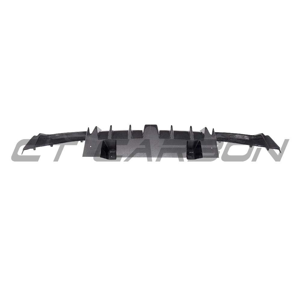 MERCEDES W205 C63 & C63S SALOON 4DR CARBON FIBRE DIFFUSER & EXHAUST TIPS