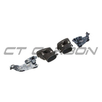 MERCEDES W205 C63 & C63S SALOON 4DR CARBON FIBRE DIFFUSER & EXHAUST TIPS