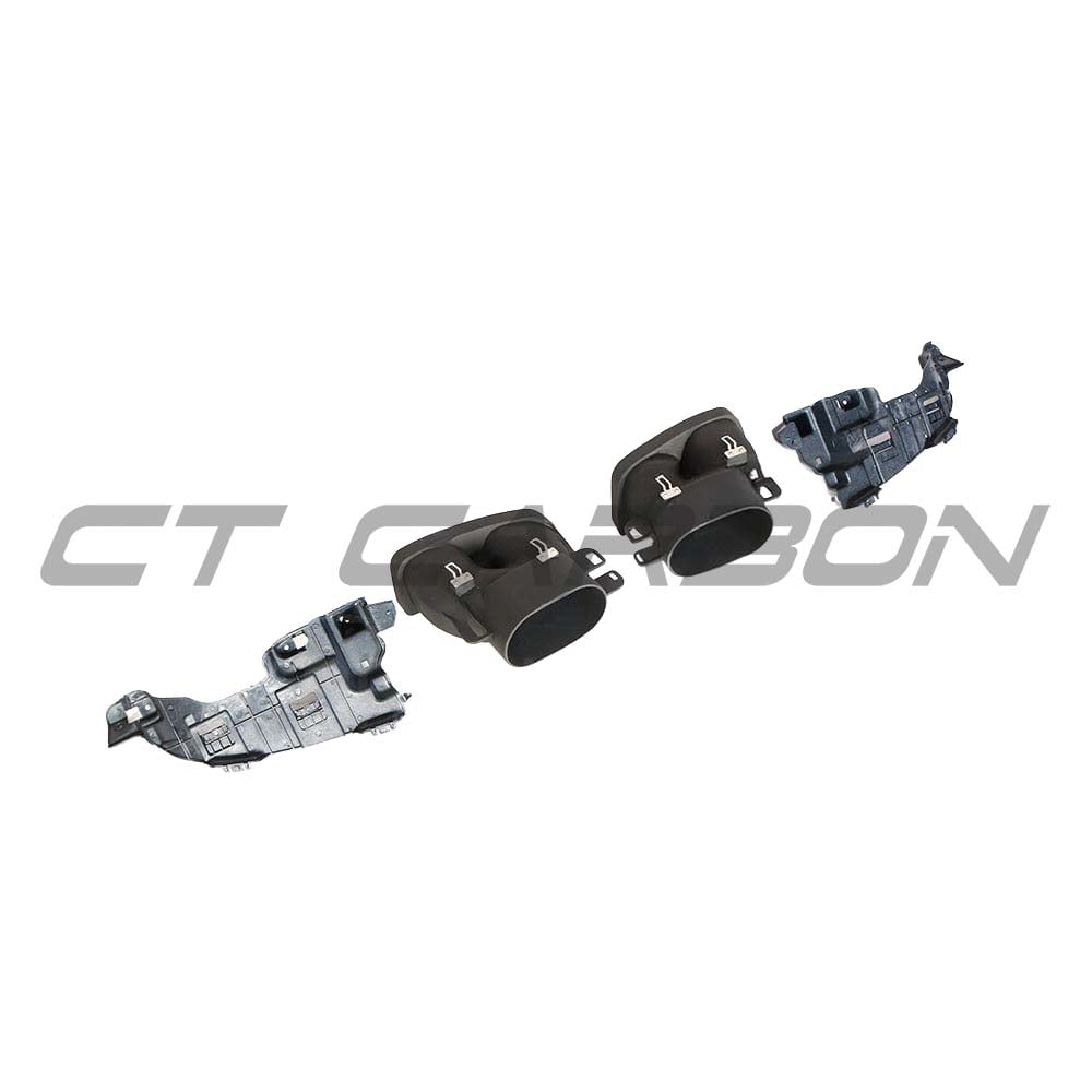 MERCEDES W205 C63 & C63S SALOON 4DR CARBON FIBRE DIFFUSER & EXHAUST TIPS