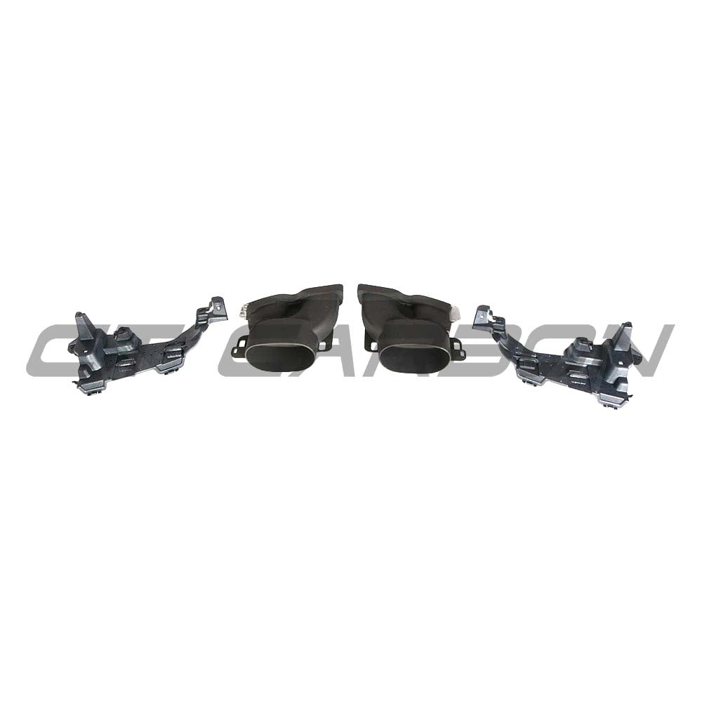 MERCEDES W205 C63 & C63S SALOON 4DR CARBON FIBRE DIFFUSER & EXHAUST TIPS