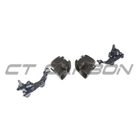 MERCEDES W205 C63 & C63S SALOON 4DR CARBON FIBRE DIFFUSER & EXHAUST TIPS