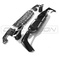MERCEDES W213 2017-2020 E-CLASS GLOSS BLACK DIFFUSER & TIPS