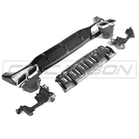 MERCEDES W213 2017-2020 E-CLASS GLOSS BLACK DIFFUSER & TIPS