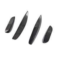 MERCEDES W205 C63 & C63S FRONT BUMPER CARBON FIBRE CANARDS / FINS