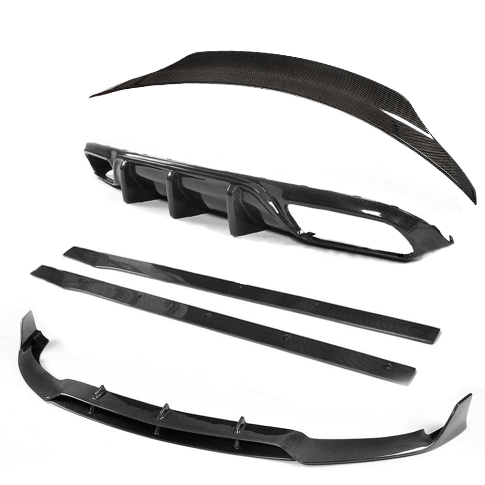MERCEDES C63 W205 2015-2018 PRE-FACELIFT CONVERTIBLE FULL CARBON FIBRE KIT - V1