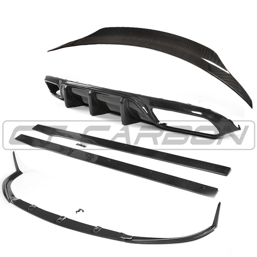 MERCEDES C63 W205 2015-2018 PRE-FACELIFT CONVERTIBLE FULL CARBON FIBRE KIT - V2