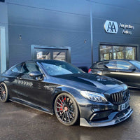 MERCEDES C63 W205 2015-2018 PRE-FACELIFT COUPE FULL CARBON FIBRE KIT - V1