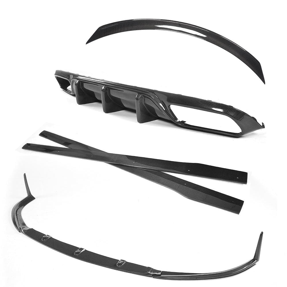 MERCEDES C63 W205 2015-2018 PRE-FACELIFT COUPE FULL CARBON FIBRE KIT - V2
