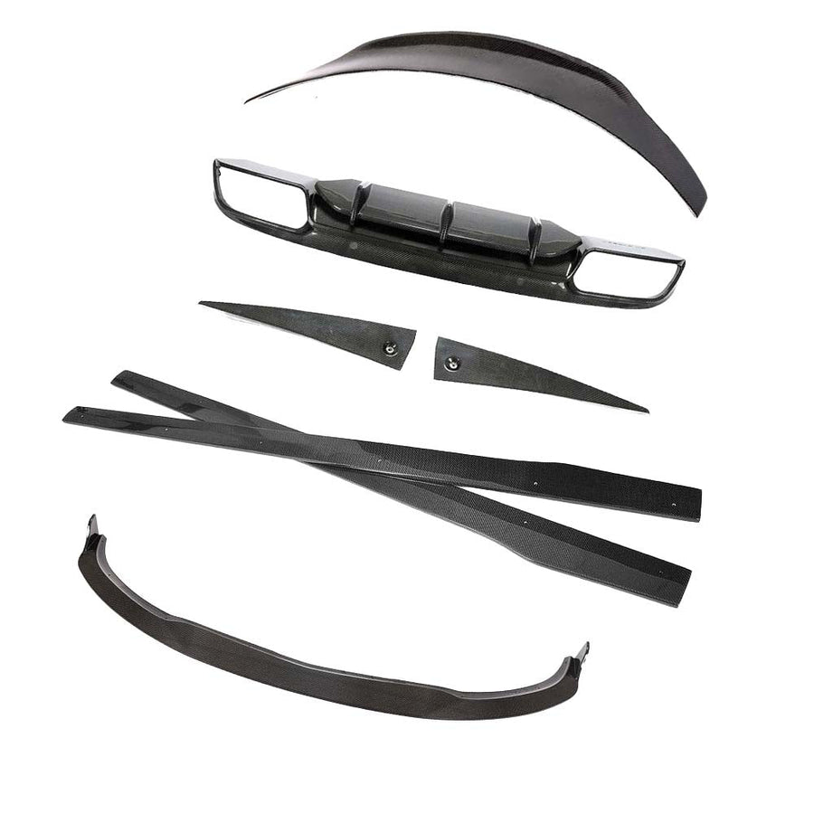 MERCEDES C63 W205 2015-2018 COUPE PRE-FACELIFT FULL CARBON FIBRE KIT - V3