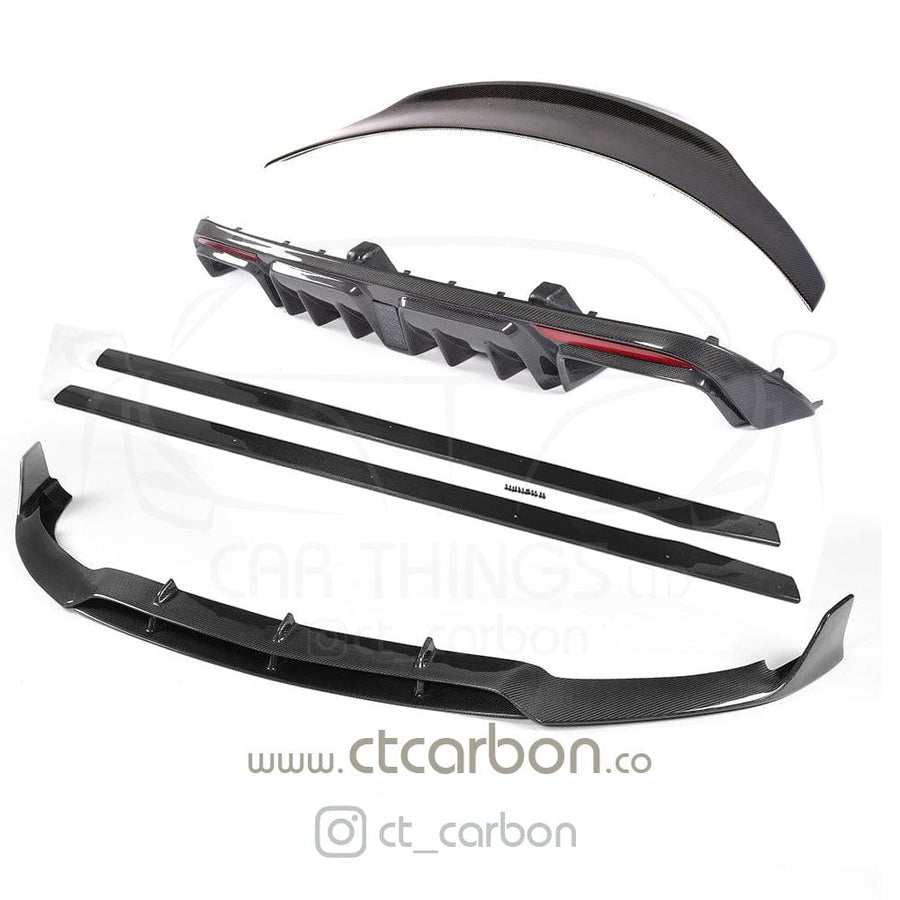 MERCEDES C63 W205 2014-2018 SALOON FULL CARBON FIBRE KIT - V2