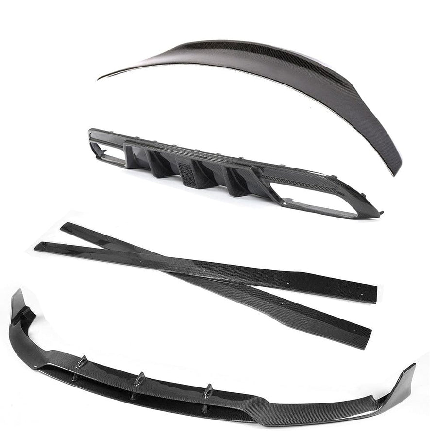 MERCEDES C63 W205 2014-2015 SALOON FULL CARBON FIBRE KIT - V3