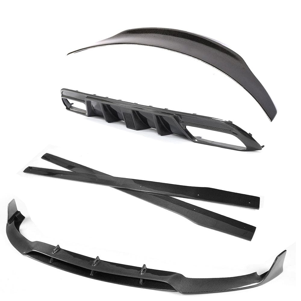 MERCEDES C63 W205 2014-2015 SALOON FULL CARBON FIBRE KIT - V3