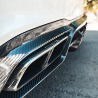 MERCEDES E63 W213 2018-2020 PRE-FACELIFT CARBON FIBRE DIFFUSER - CT DESIGN