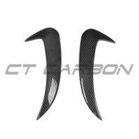 MERCEDES W205 C63 & C43 SALOON REAR BUMPER CARBON FIBRE CANARDS