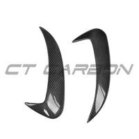 MERCEDES W205 C63 & C43 SALOON REAR BUMPER CARBON FIBRE CANARDS
