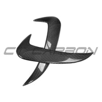 MERCEDES W205 C63 & C43 SALOON REAR BUMPER CARBON FIBRE CANARDS