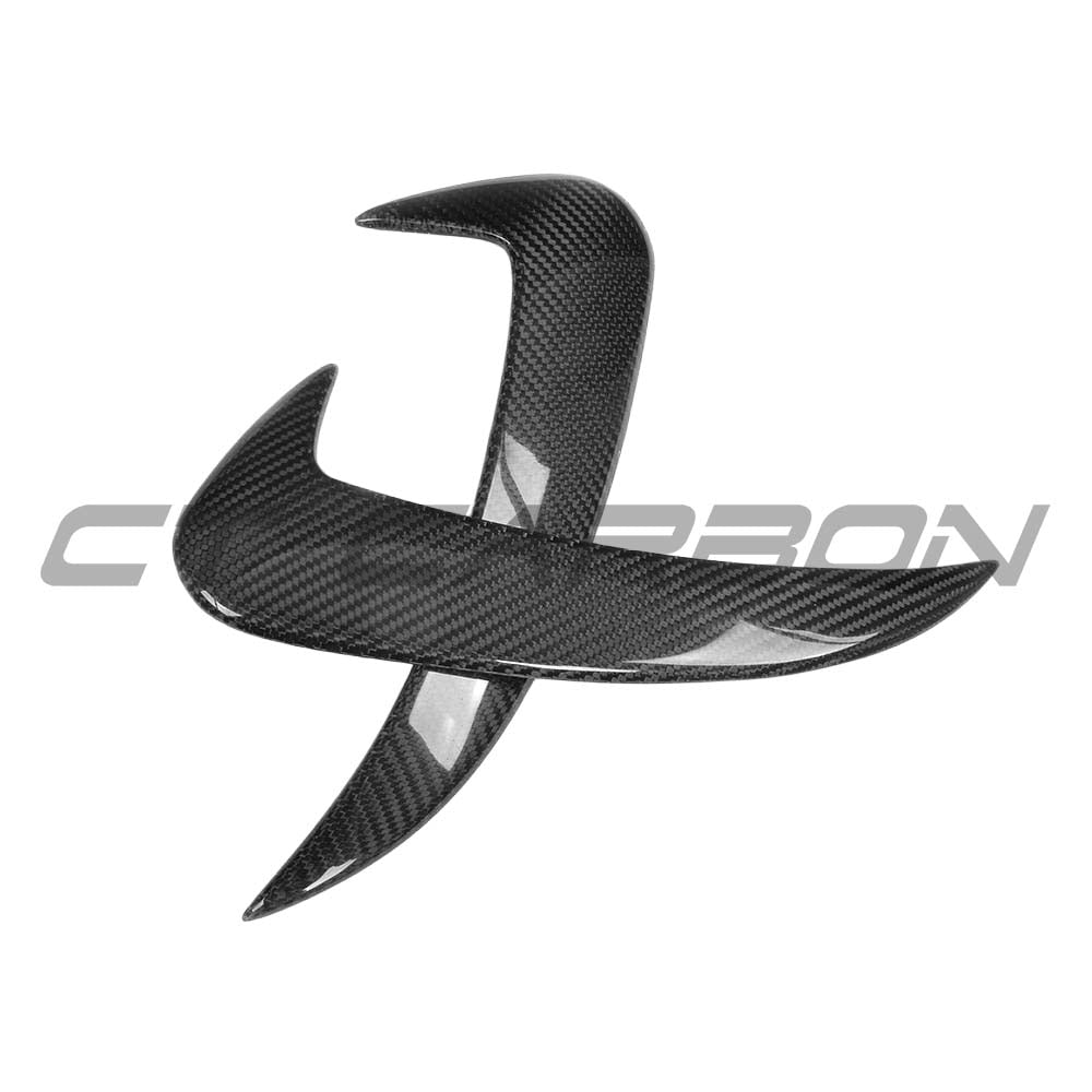 MERCEDES W205 C63 & C43 SALOON REAR BUMPER CARBON FIBRE CANARDS