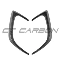 MERCEDES W205 C63 & C63S COUPE 2DR REAR BUMPER CARBON FIBRE CANARDS