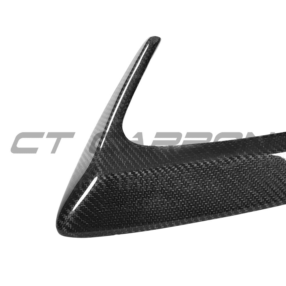 MERCEDES W205 C63 & C63S COUPE 2DR REAR BUMPER CARBON FIBRE CANARDS