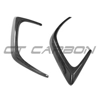 MERCEDES W205 C63 & C63S COUPE 2DR REAR BUMPER CARBON FIBRE CANARDS