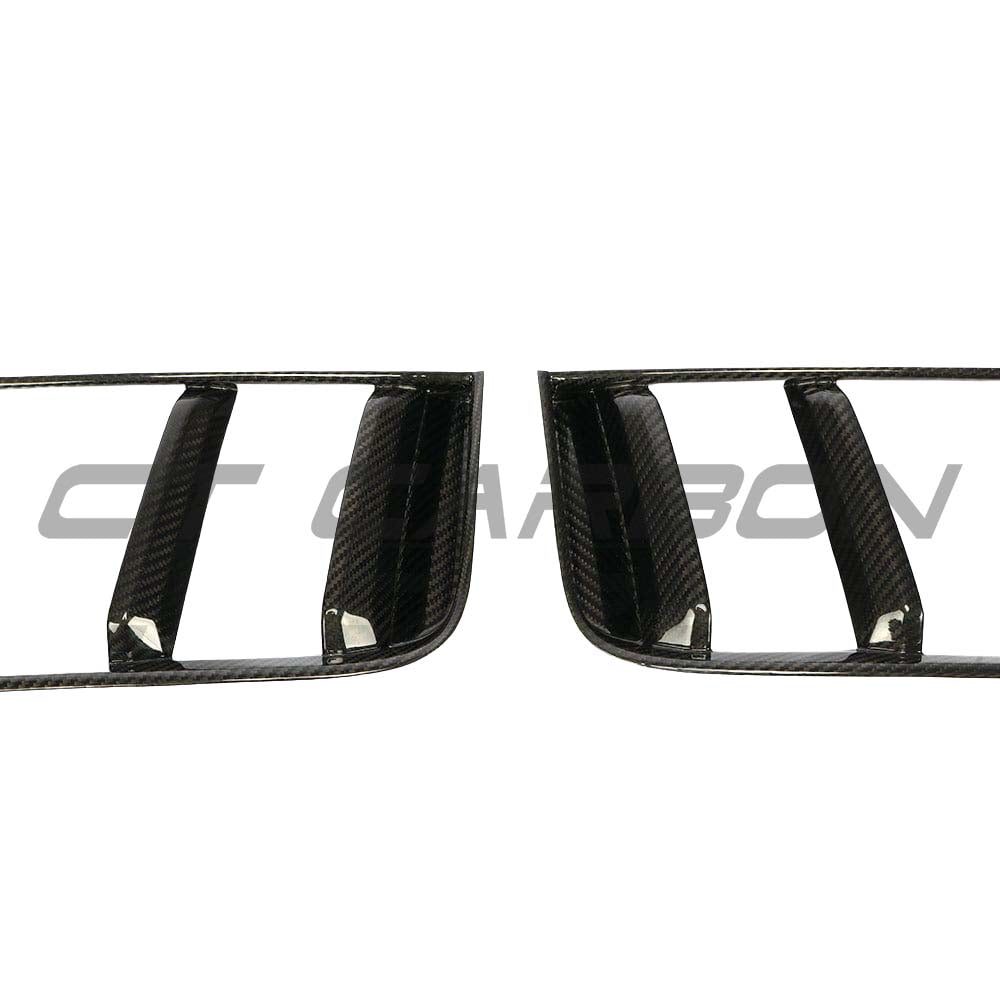AUDI R8 V10 GEN 2 CARBON FIBRE REAR SIDE GRILLES