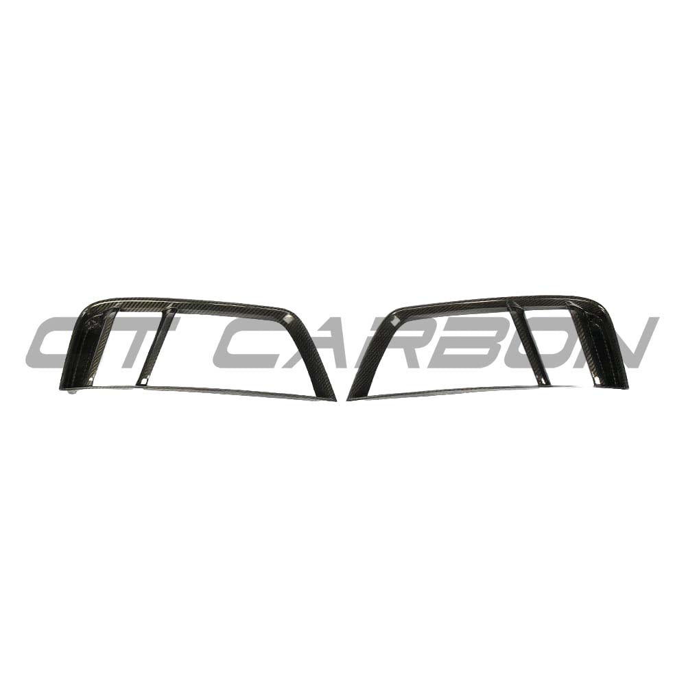 AUDI R8 V10 GEN 2 CARBON FIBRE REAR SIDE GRILLES