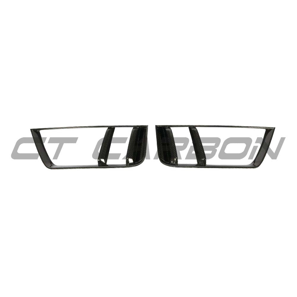 AUDI R8 V10 GEN 2 CARBON FIBRE REAR SIDE GRILLES