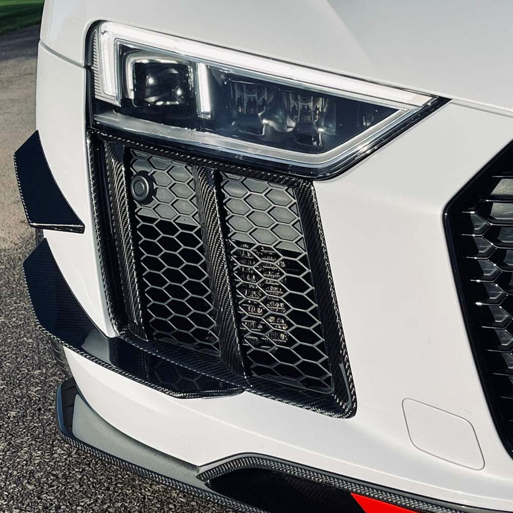 AUDI R8 V10 GEN 2 CARBON FIBRE SIDE GRILLES