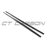 BMW F90 M5 & G30/G31 5 SERIES CARBON FIBRE SIDE SKIRTS - V1