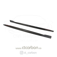 BMW X5 G05 CARBON FIBRE SIDE SKIRTS - CT DESIGN