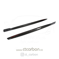 BMW X5 G05 CARBON FIBRE SIDE SKIRTS - CT DESIGN