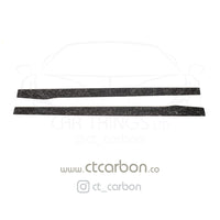 MERCEDES C63/C63S W205 COUPE & SALOON FORGED CARBON FIBRE SIDE SKIRTS - V2