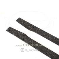 MERCEDES C63/C63S W205 COUPE & SALOON FORGED CARBON FIBRE SIDE SKIRTS - V2