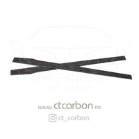 MERCEDES C63/C63S W205 COUPE & SALOON FORGED CARBON FIBRE SIDE SKIRTS - V2