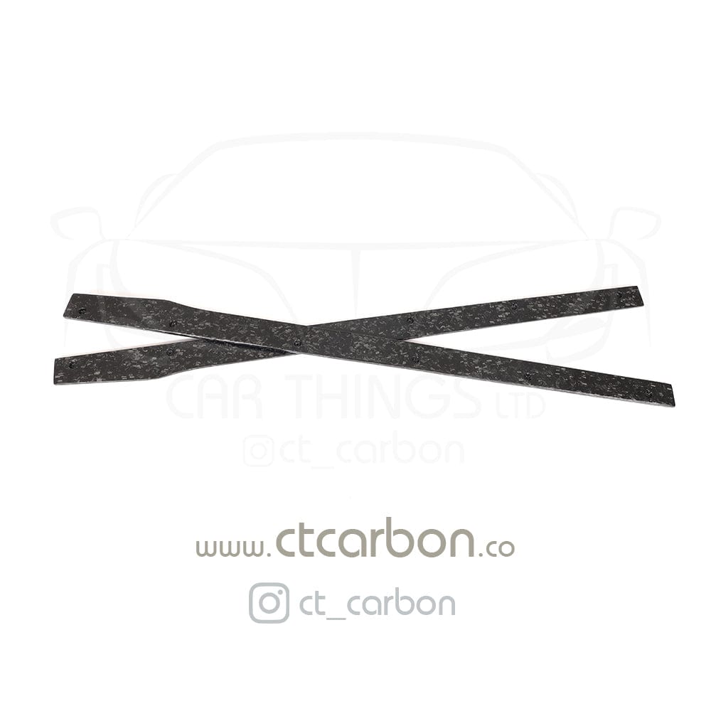 MERCEDES C63/C63S W205 COUPE & SALOON FORGED CARBON FIBRE SIDE SKIRTS - V2
